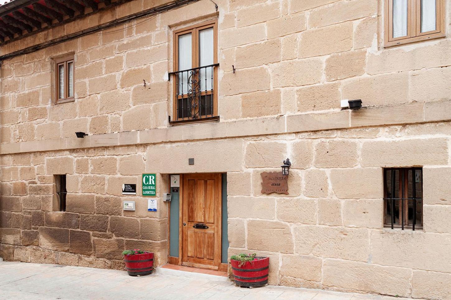 Casa Rural La Molinera Etxea Samaniego Exteriör bild
